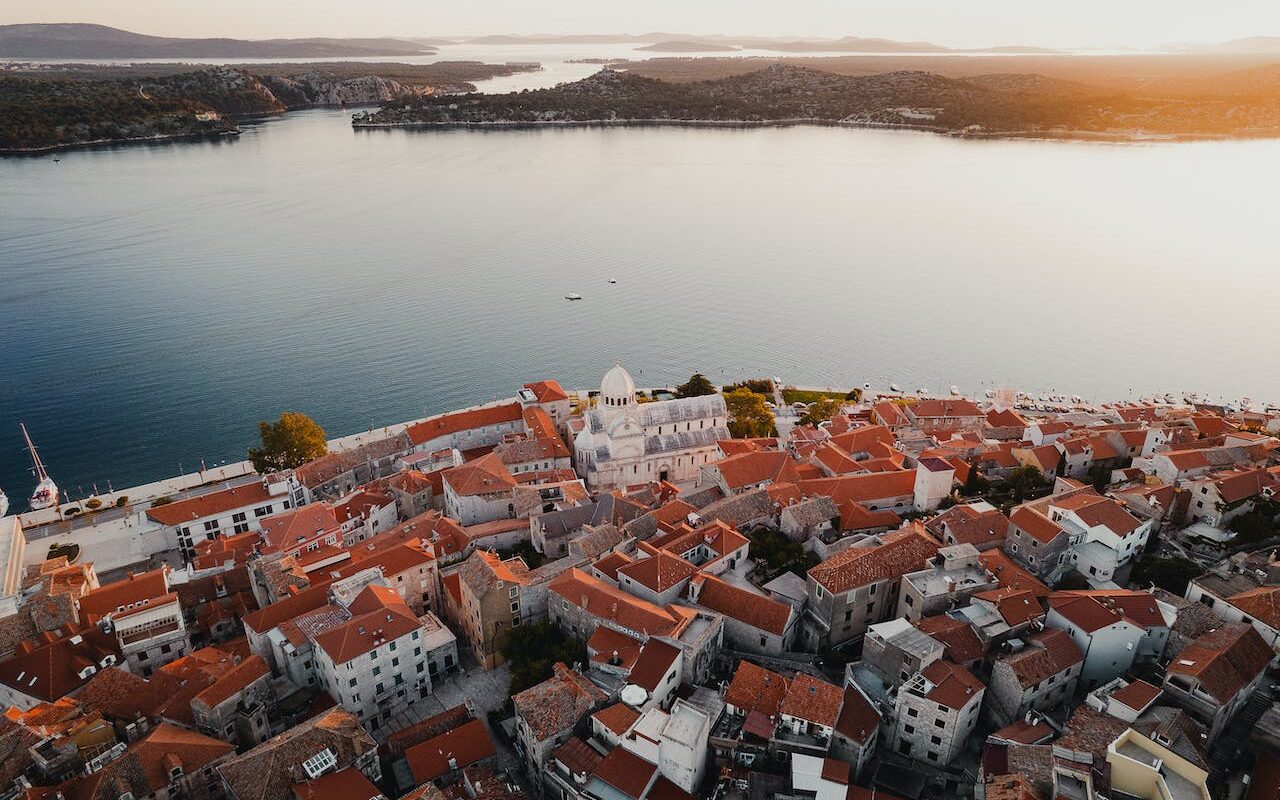 image source Photo by Assedrani Official : https://www.pexels.com/photo/aerial-shot-of-sibenik-croatia-13385470/